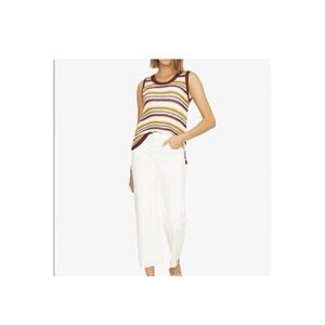 Sanctuary Sunland Stripe Shell Womens Top 100% Cotton Size Small NWT